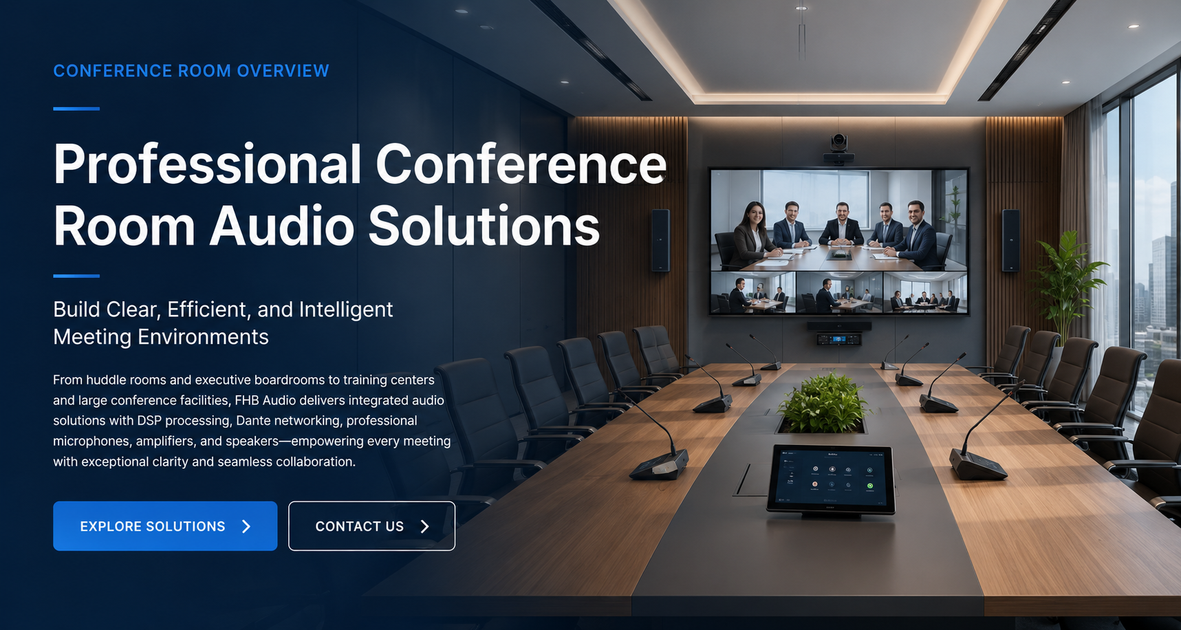 Professional Conference Room Audio Solutions