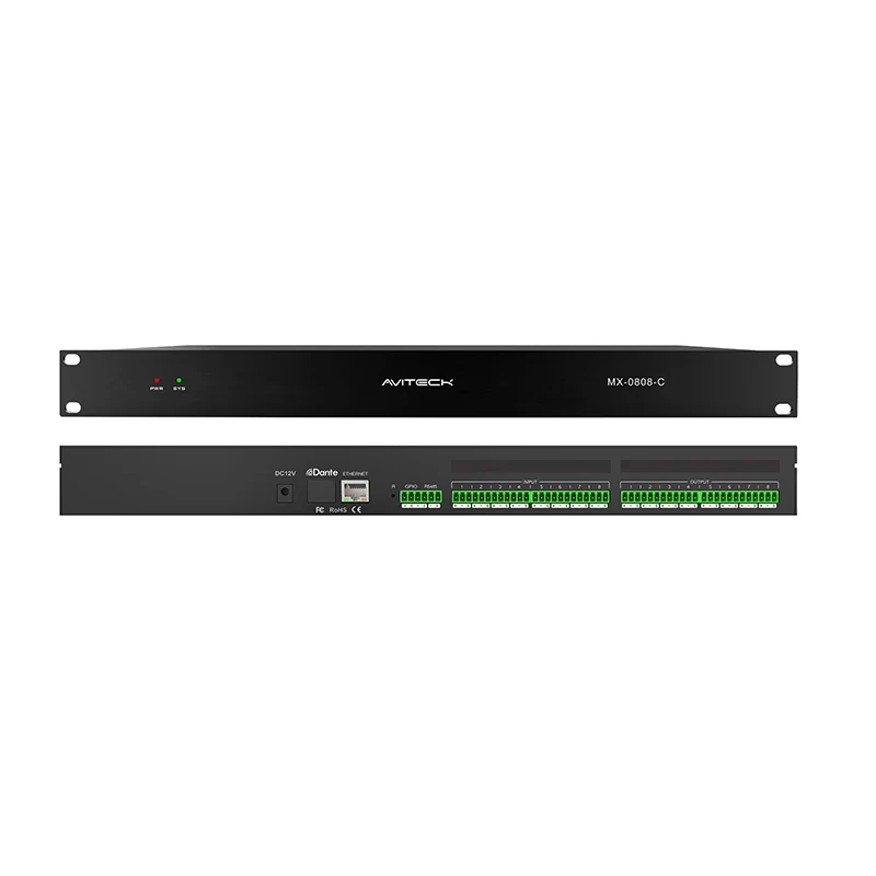 Ano ang Nagiging Mahalaga sa 12V Dante 8 sa 8 Out Network Audio Processor para sa Modern AV System?