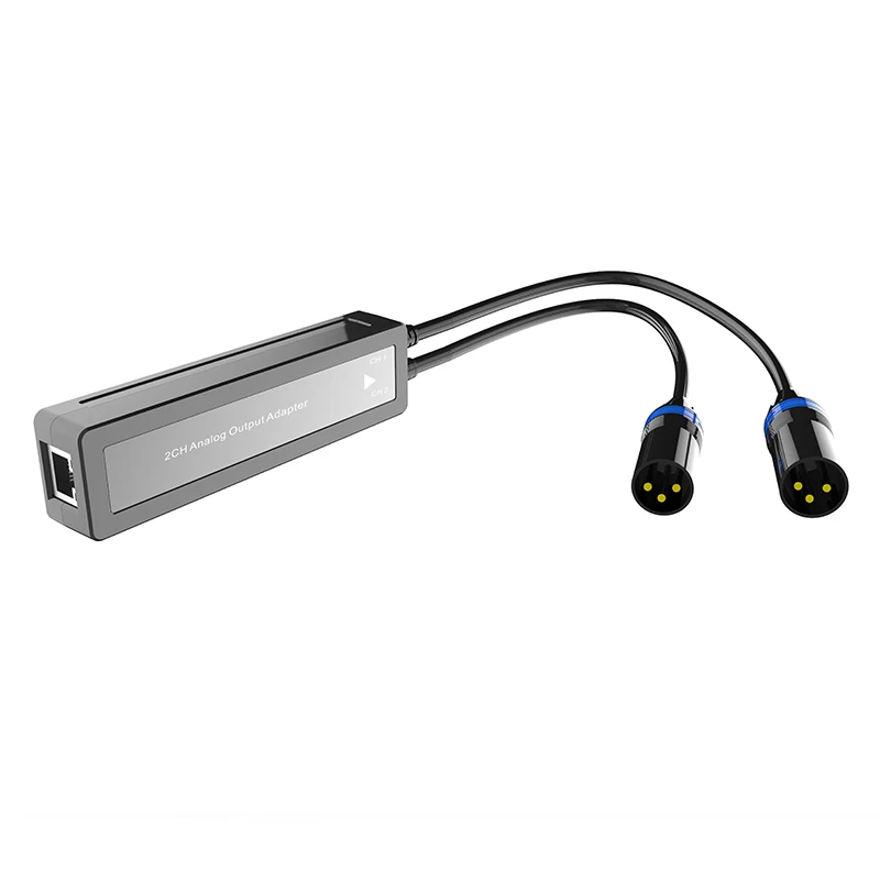 Dante 2 ch analog output adapter interface